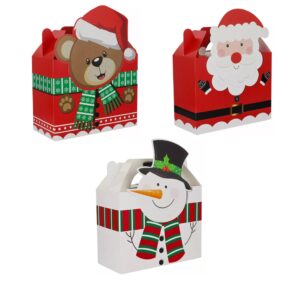 5 CAJAS DE REGALO NAVIDAD TIPO LONCHERA