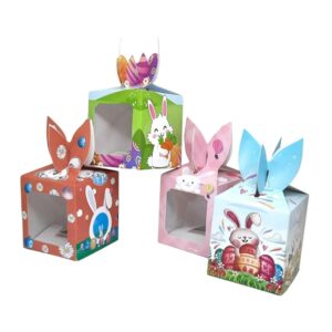 12 Cajas De Envases Para Caramelos De Pascua Ventana