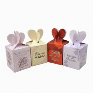 12 CAJAS MOTIVO DÍA DE LA MADRE FORMATO ROSAS